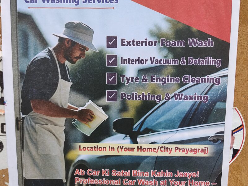 Triveni doorstep car washing